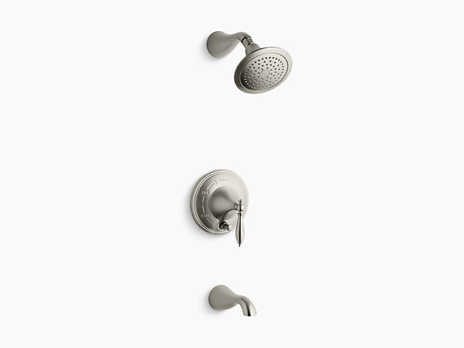 K T312 4m Finial Traditional Rite Temp Bath And Shower Faucet